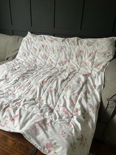 The Little White Company Single Quilt / Eiderdown - Floral - 100% Cotton Cover