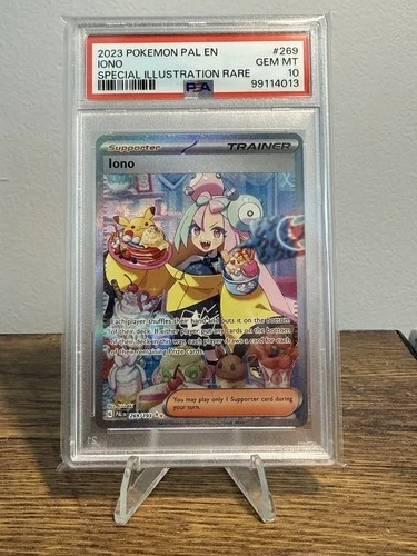 Pokémon TCG Iono Paldea Evolved SIR Holo English PSA 10 269/193