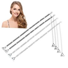 2 Pairs Rhinestone Bra Strap, Adjustable Invisible Shoulder Strap Non-Slip