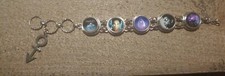 Bracciale Prince Rogers Nelson viola ispirato alla pioggia 18 mm a scatto con simbolo amore