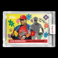 2021 Project 70 #356 1955 Ivan Rodriguez by Sean Wotherspoon (PR=1,052) Rangers