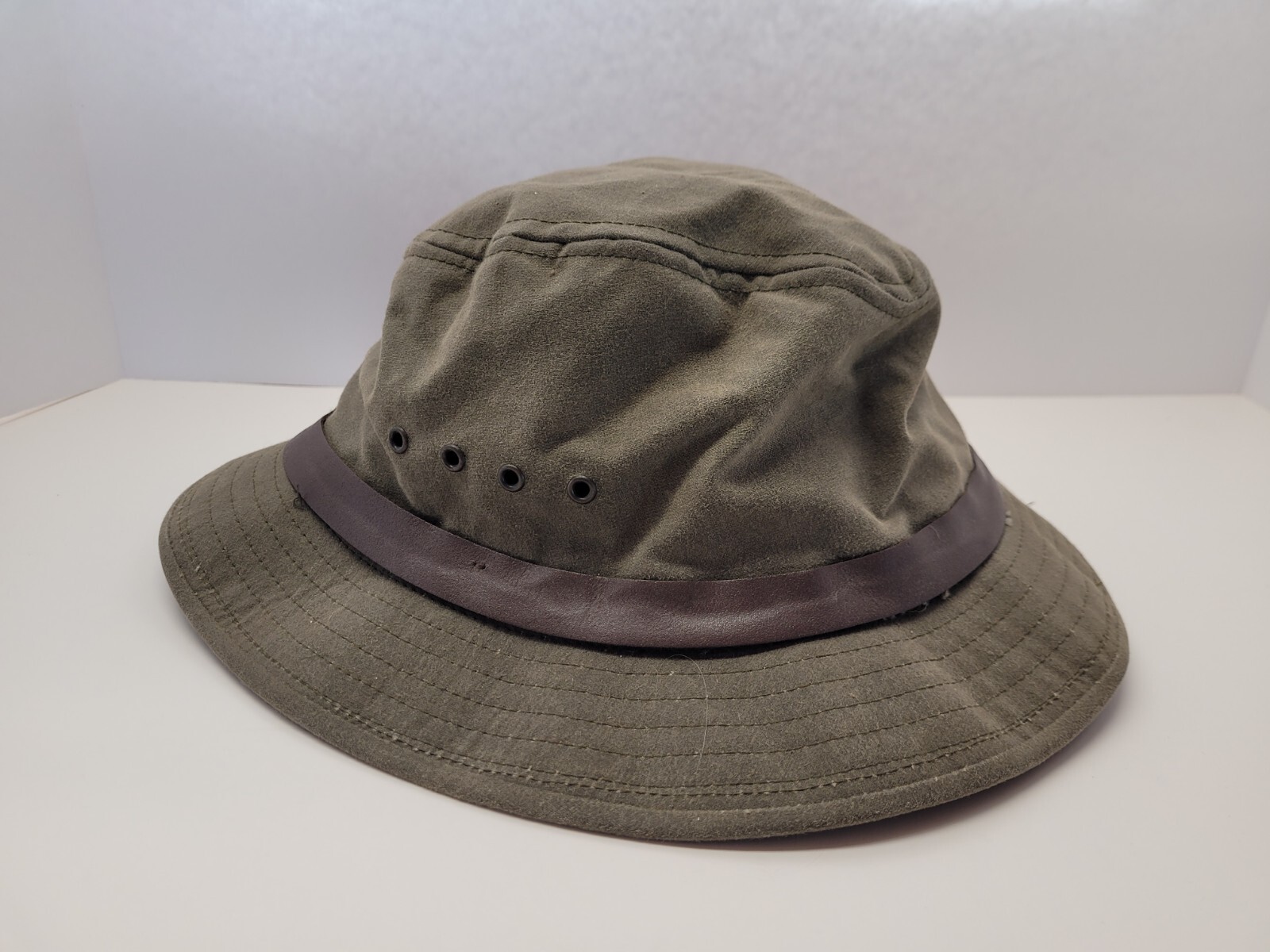 VintageFilson Packer Hat Cloth Waxed Cotton Canvas Gr… Gem