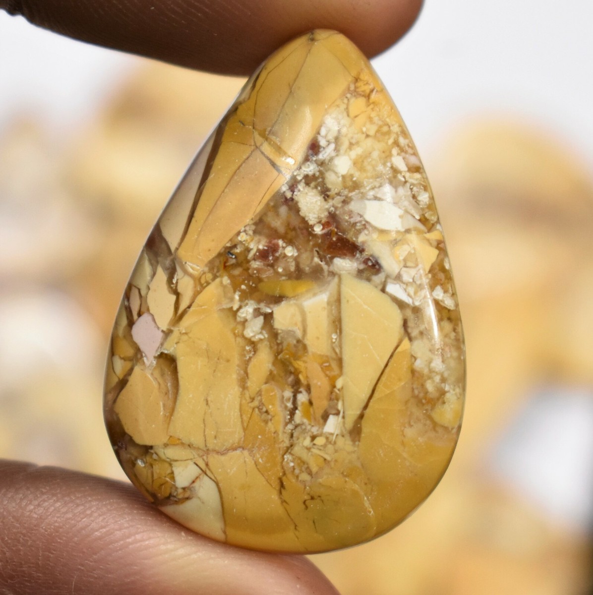 希少　♡Mookaite Jasper　ムーカイト♡　風景画　枝葉　2個セット Natural Multi Colour Brecciated Mookaite Jasper Cabochon Handmade
