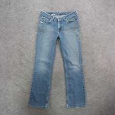 Carhartt Jeans Women's 6/28 Blue Light Wash Slim Boot Cut Jeans Note