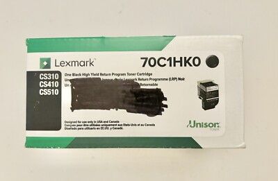 Lexmark 70C1HK0 Black High Yield Toner