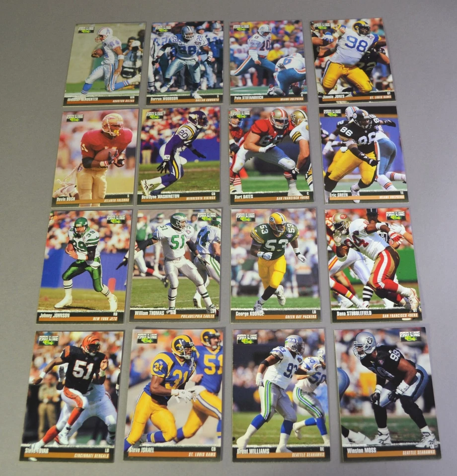 1995 Pro Line NFL Football Trading Cards #71 - #137 - Your Choice - Image 3 of 4