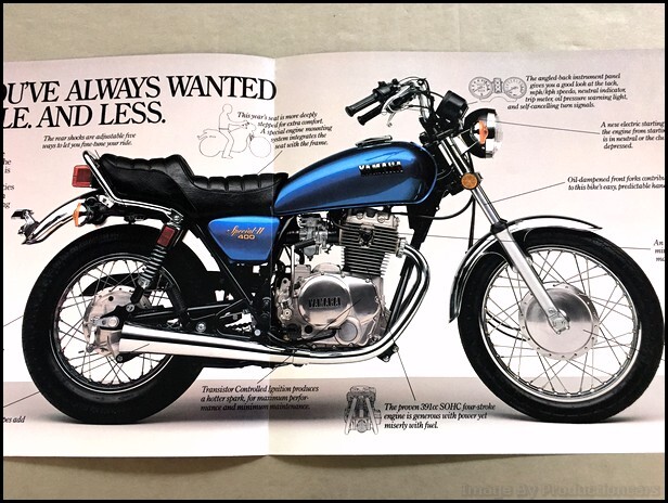 1981 Yamaha XS400 Special II Motorcycle Bike Original Sales