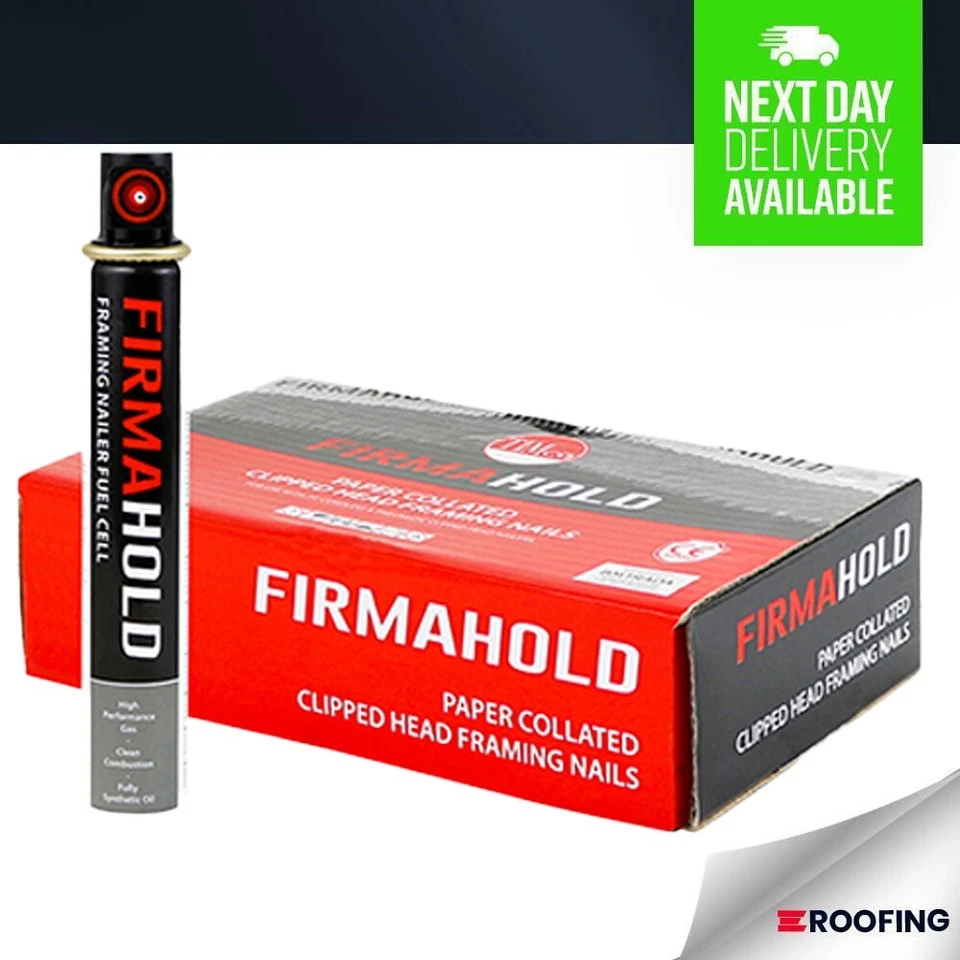 Timco Firmahold Collated Clipped Head Nails - Options For Nail Gun Fuel Cells
