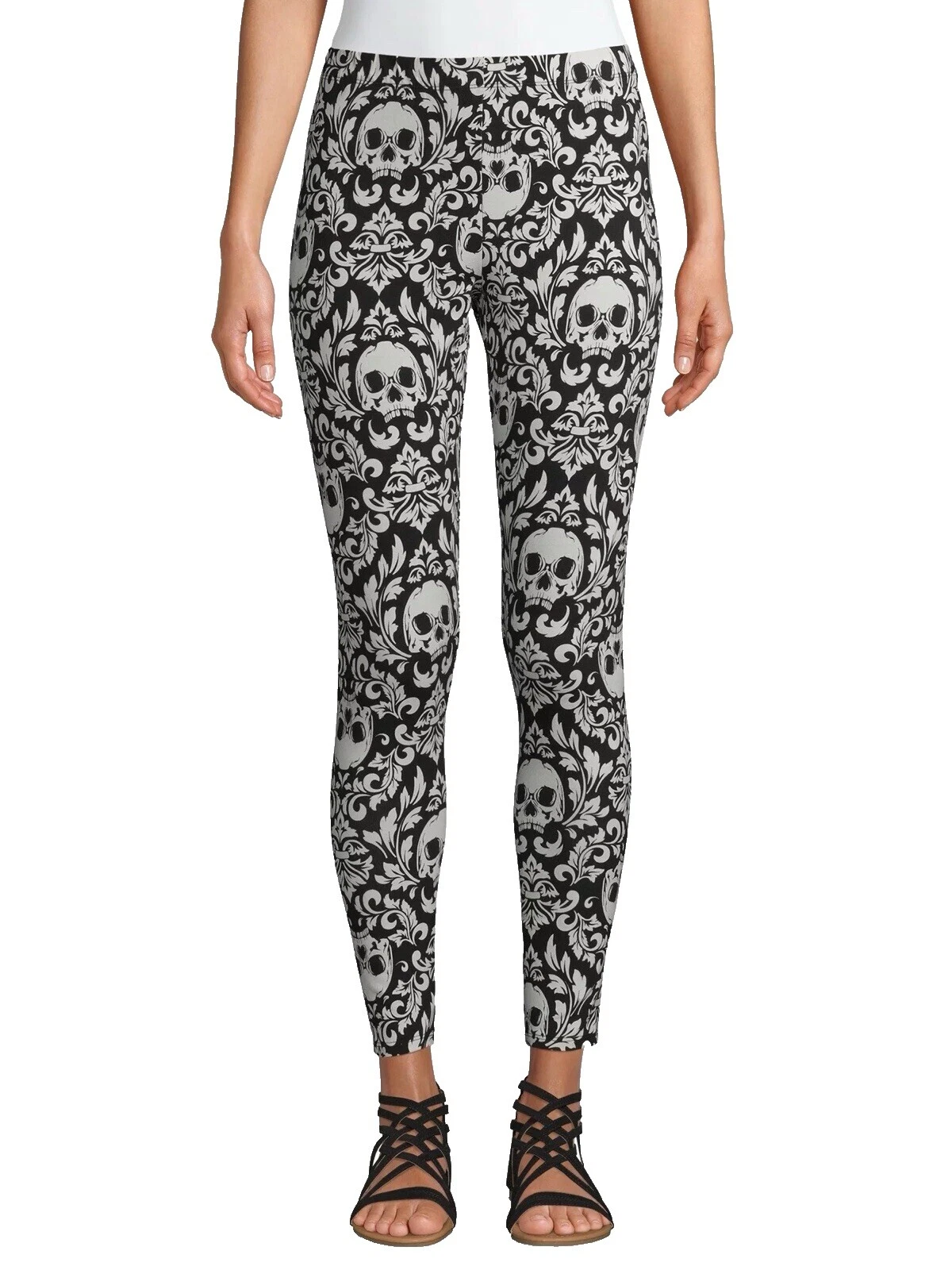 Leggings negro No Boundaries Esqueleto para Mujer