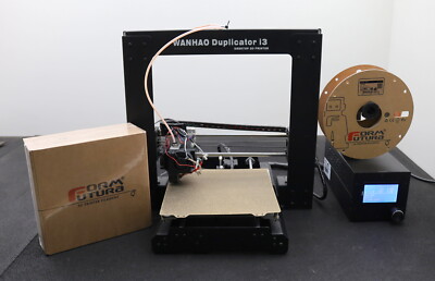 WANHAO Desktop 3D Printer Duplicator i3 Black i3 Single Extruder with 1 Pack