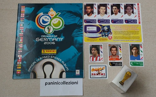 Album vuoto Panini Germany 2006 + set completo figurine + extrastickers edicola