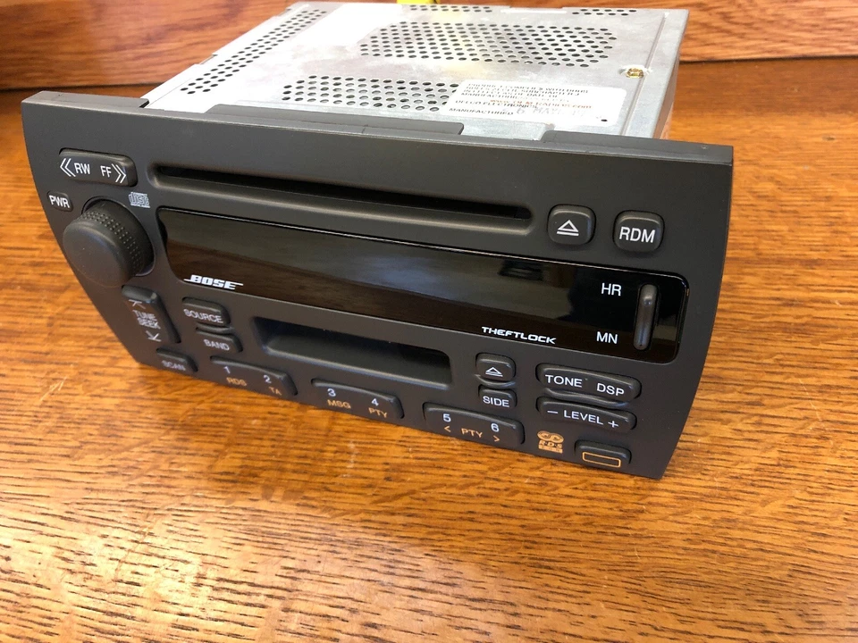 Nuevo Desbloqueado 00-01 Cadillac Deville 1998-01 Sevilla BOSE RADIO AM FM CASSETTE CD Foto 2 de 4