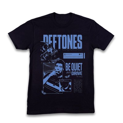 Deftones Be Quiet and Drive (Far Away) Unisex Cotton Black T-shirt, Size S-5XL