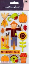 Sticko HALLOWEEN  FALL stickers Adorable U PICK Quick Ship