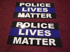Police Lives Matter Decalsticker Support Set Of 2 Police Lives Matter Decalsticker Support Set Of 2