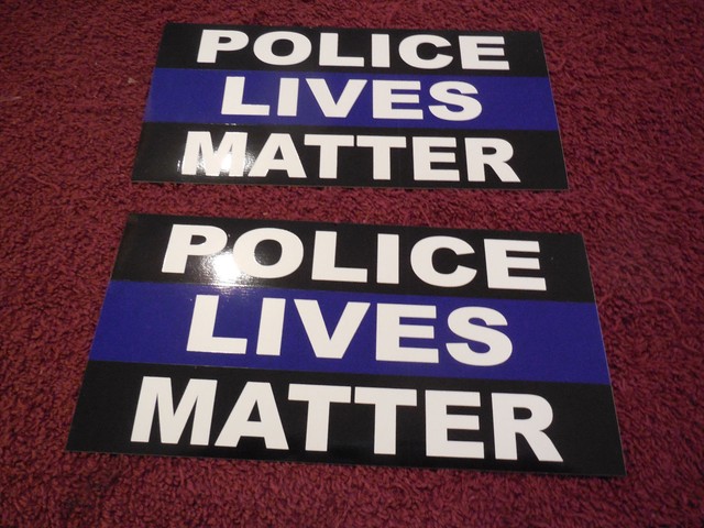 POLICE LIVES MATTER DECAL/STICKER support ( SET OF 2 ) | eBay