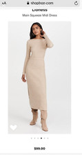Lioness Ribbed Sweater Dress