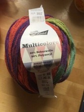 Rüschenwolle für Schal Wolle multicolore Wolle Rödel 60m/50g