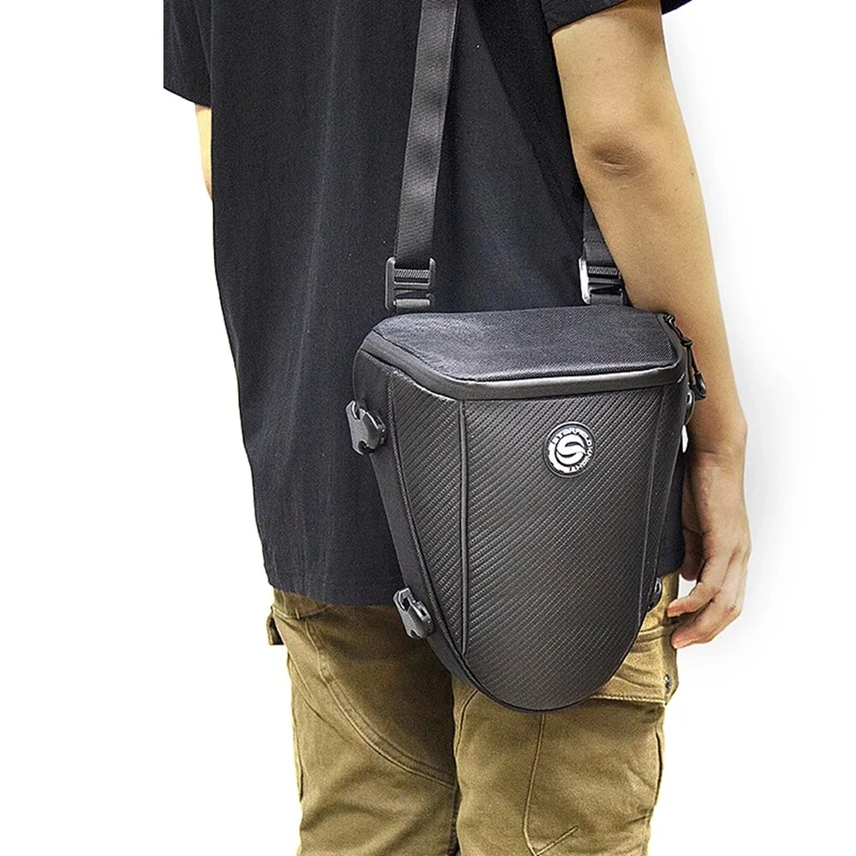 Bolsa de asiento trasero multifunción impermeable para motocicleta bolsa trasera grande Foto 3 de 4