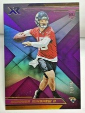 Gardner Minshew II 2019 Panini XR #168 RC Rewards PURPLE Parallel #'d/25 JAGUARS