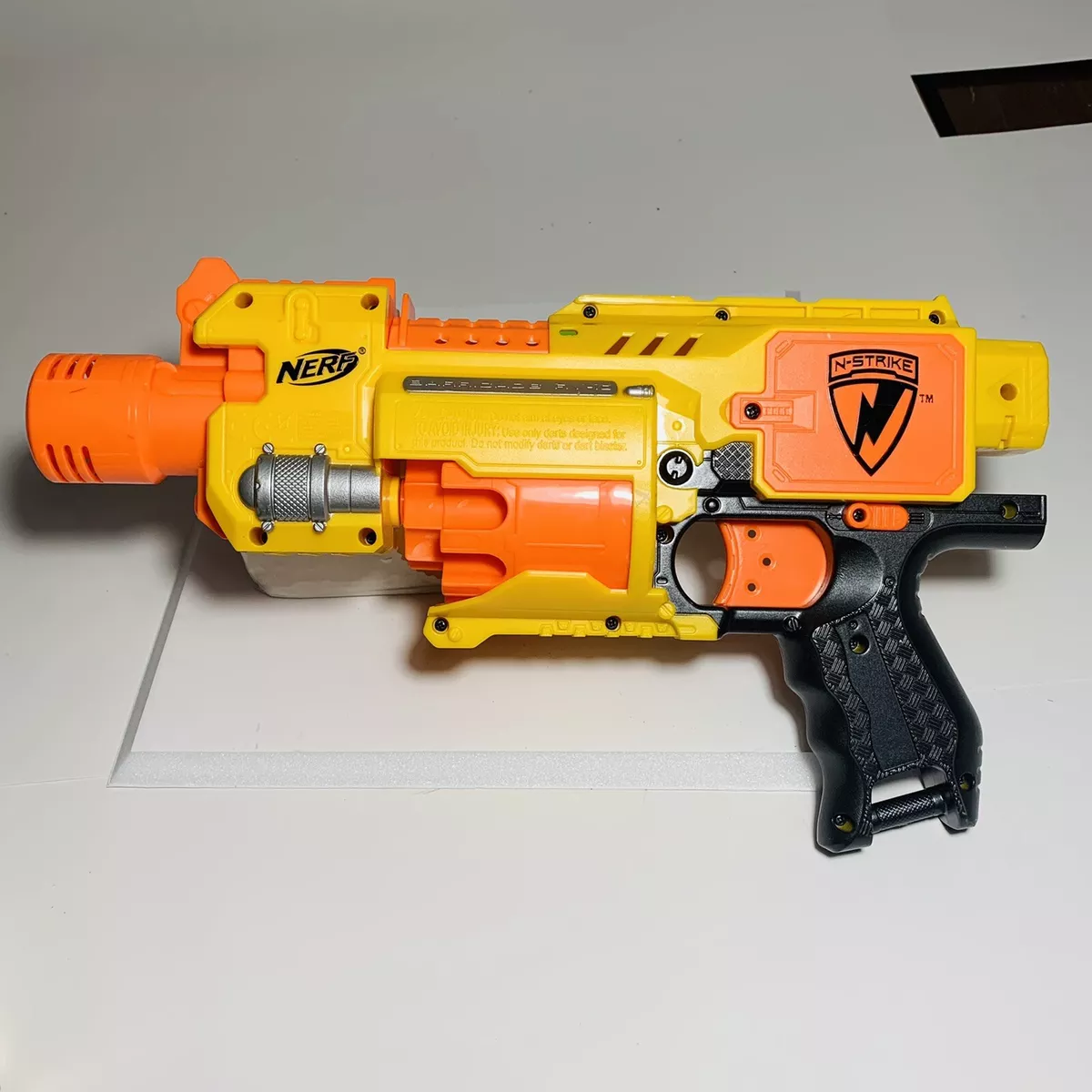 Fully Functional NERF N-Strike Barricade RV-10 Battery Powered Nerf Gun