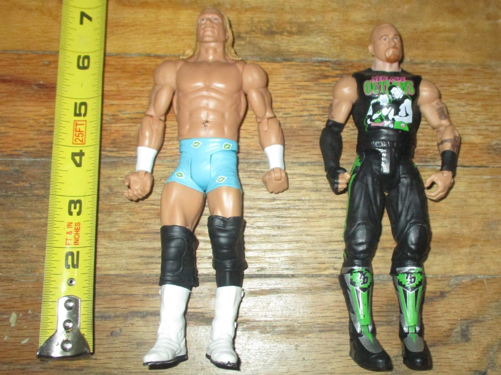 2014 WWF WWE Mattel Road Dogg Billy Gunn New Age Outlaws Wrestling Figures AEW