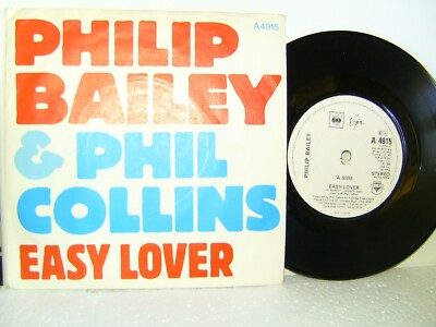 7'' Vinyl Single - Philip Bailey & Phil Collins - Easy lover