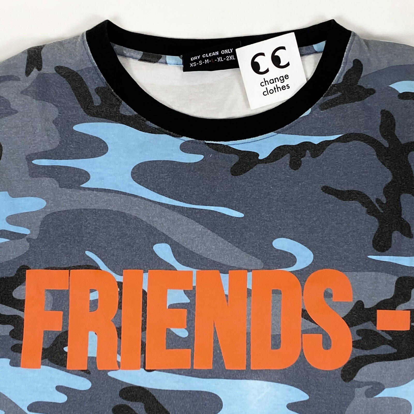 blue vlone friends tee