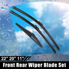 3 Pcs 22" 20" 11" Windshield Wiper Blade Kit for Jeep Renegade 15-20 Top-Lock