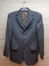 Vittoria Mens Grey Blazer Size 34in Regular