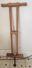 Vintage Pogo Stick 1920-30's Early Folk Art Great Condition Wood & Steel