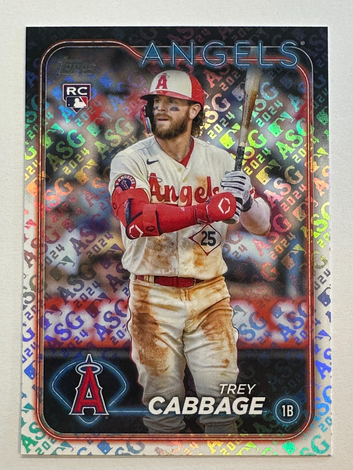 2024 Topps Trey Cabbage Rookie All-Star Game Foil ASG #321 Los Angeles Angels