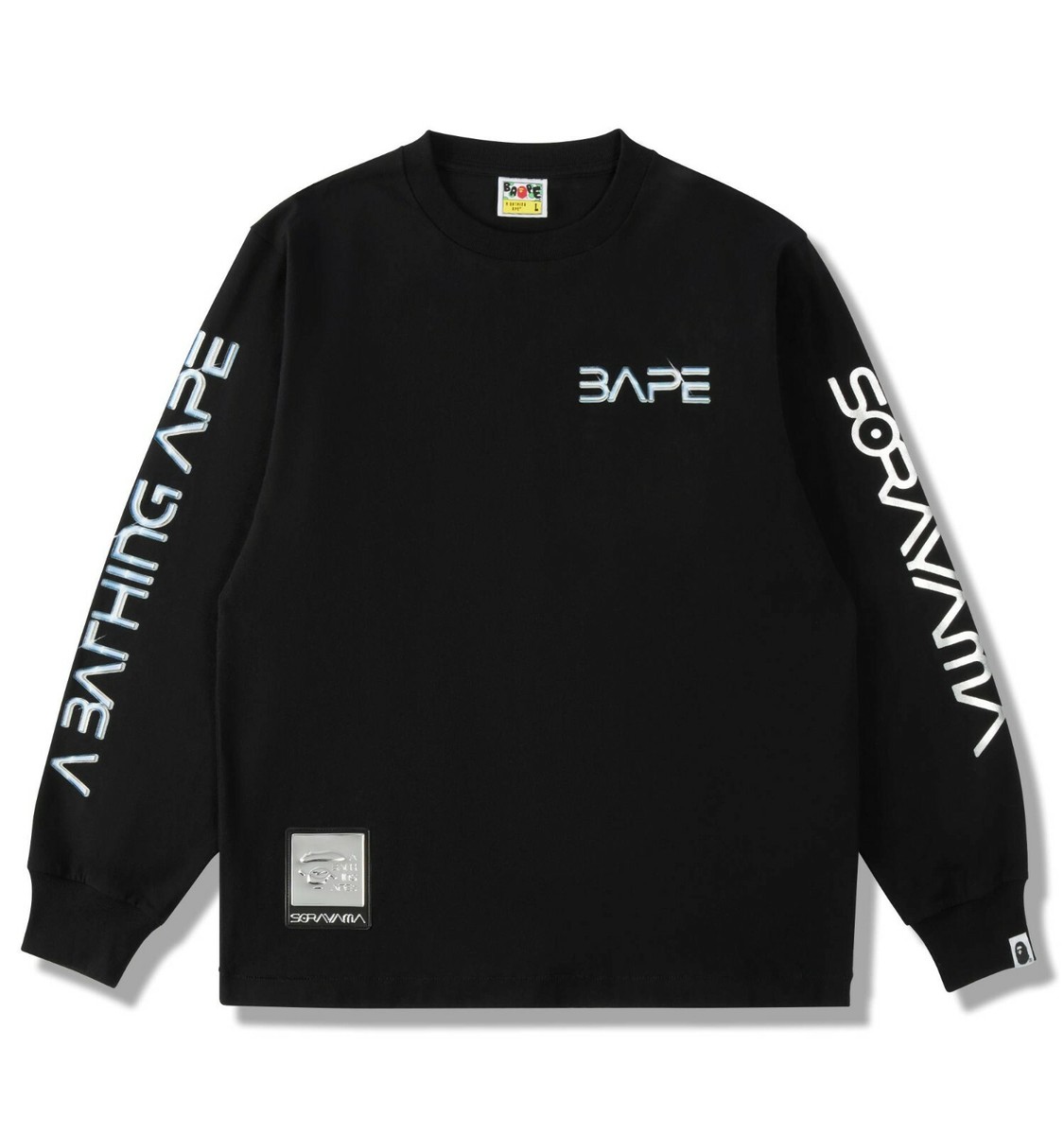 A BATHNIG APE Men's BAPE x HAJIME SORAYAMA L/S TEE White