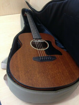 3/4Caraya Arch-Back Mahogany Parlor Travel Guitar+HD Canvas Bag P304111EQ