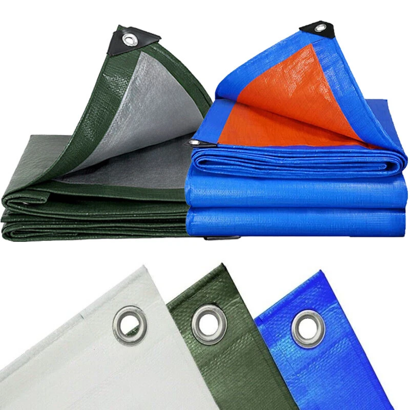 MARKENLOS LKW Plane 180g/m² PVC Abdeckplane mit Ösen Holz Garten Schutzplane Gewebeplane