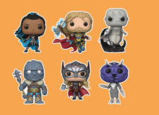 Thor Love & Thunder - Funko Pop Stickers! [6] High Quality Photo Vinyl-easy peel