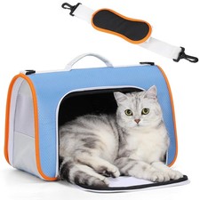 Cat Carrier, Airline Approved Pet Carrier for Small Medium Cats Dogs Puppy wi...