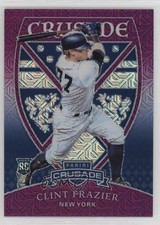 2018 Panini Chronicles Crusade Purple Mojo Prizm 19/99 Clint Frazier #6 07rd