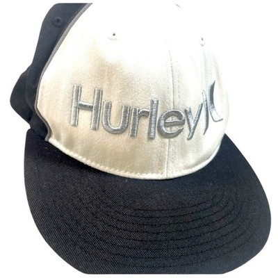   Hurley Two-Tone Black & Cream Snapback Cap