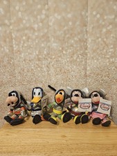 Vintage Minnie Goofy Mickey Donald Pluto Space Beanbag Astronaut see description