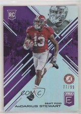 2017 Panini Elite Draft Picks Aspirations Purple 77/99 ArDarius Stewart #173 0rb