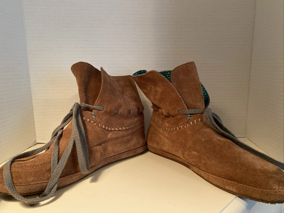 Botas plegables de cuero Sanuk Soulshine para mujer talla 7 Foto 2 de 4