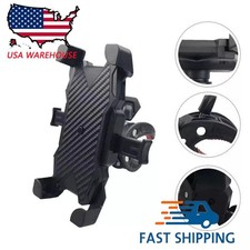 Cell Phone Holder For Motorcycle MTB Bike Handlebar Moped Scooter Mount Holder