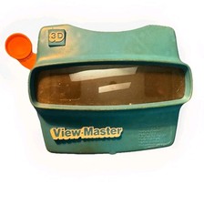 Classic View-Master 3D Slide Picture Viewer Blue Made in USA Vintage