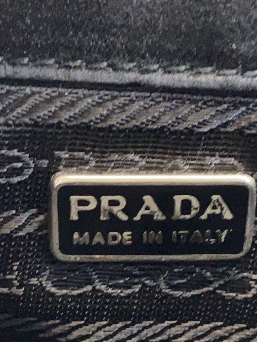 PRADA Pouch Nylon Black Solid - image 5