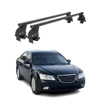 Menabo DachträGer GrundtäGer FüR Hyundai Sonata Mk6 2009-2014 50Kg Stahl Schwarz