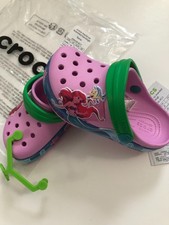NWT Crocs Girls Princess Ariel Clogs| Water Shoes