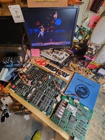 MORTAL KOMBAT 2  PCB JAMMA ARCADE BOARD SET REVISION 3.1 WORKING!!!! MIDWAY 