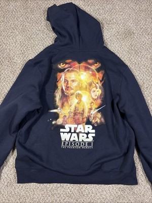 Star Wars Episode 1 Phantom Menace Hoodie 2XL Darth Maul Anakin Obi-Wan