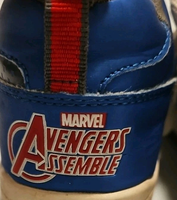 Marvel Avengers Children's Skate Mate Roller Shoes Size 4 Blue - image 3 of 4